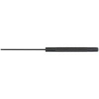 "Draper Parallel Pin Punch, 1/8 inch x 200mm, with a long black metal shaft and textured black handle"