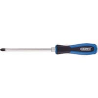 Draper 'Pound Thru' PZ Type Screwdriver No.3 with blue and black handle, silver shaft, and Pozidriv tip.