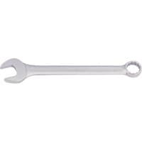 Silver Draper Redline 23mm metric combination spanner with open-end and ring-end design.
