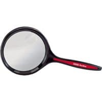 Black and red Draper Redline round magnifier with a 70mm lens and ergonomic handle.