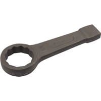 Black Draper Ring Slogging Wrench, 55mm, with a hexagonal ring head and flat handle.