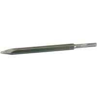 Silver Draper SDS+ Point Chisel with tapered tip and cylindrical shank for rotary hammer drills.