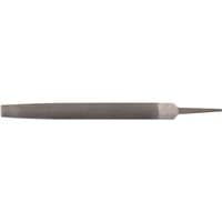 "Draper smooth cut half round file, 12 x 200mm, with tapered end and textured surface for precise metalwork"