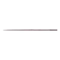 Draper square second cut needle file, slender metal tool with a pointed tip, sold in a box of 12.