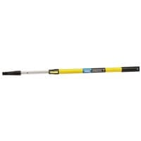 Yellow Draper Step-Lock fibreglass extension pole, 1.2m, with black grip and adjustable silver section.