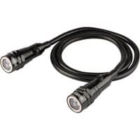 Black Draper twin LED inspection light with flexible 905mm body and magnetic ends.