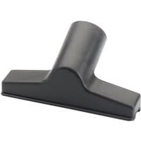 Black Draper Upholstery Nozzle with wide flat base and angled cylindrical attachment.