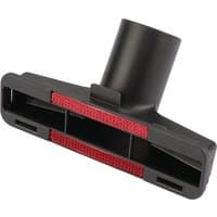 Black Draper upholstery nozzle for SWD1100A with red lint strips and wide rectangular opening.