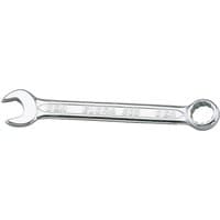 Silver Elora 0Ba midget combination spanner with open end and ring end, compact and polished finish.