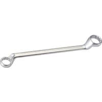 Elora Deep Crank Metric Ring Spanner, 32 x 36mm, silver, double-ended with offset ring heads.