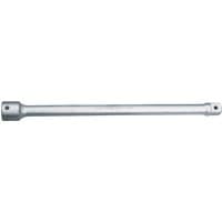 Silver Elora extension bar, 3/4" square drive, 400mm length, cylindrical with smooth finish and square ends.