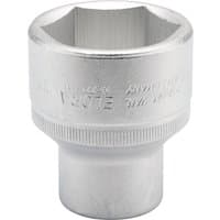 Silver Elora hexagon socket, 1/2" square drive, 36mm size, with engraved branding and textured grip.