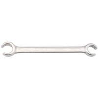 Elora Imperial Flare Nut Spanner, dual open ends, silver finish, sizes 3/4 x 7/8 inches, slim and elongated design.