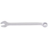 Silver Elora long combination spanner, 12mm, with open-end and ring-end design.