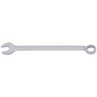 Silver Elora long combination spanner, 25mm, with open-end and ring-end wrench design.