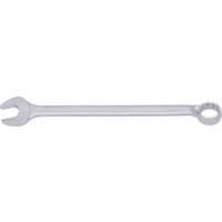 Silver Elora long combination spanner, 30mm, with open-end and ring-end wrench design.