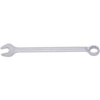 Silver Elora long combination spanner, 32mm, with open-end and ring-end design.