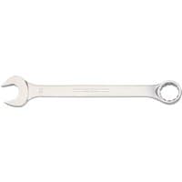Silver Elora long combination spanner, 65mm, with open-end and ring-end design, polished finish.
