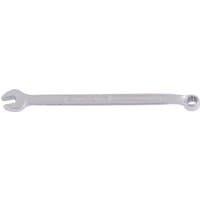 Silver Elora 6mm long combination spanner with open-end and ring-end design.