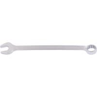 Silver Elora long imperial combination spanner, 1.3/16", with open end and ring end for versatile use.