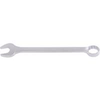 Silver Elora long imperial combination spanner, 2.1/16", with open-end and ring-end design.