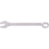 Silver Elora long imperial combination spanner, 2.1/8", with open-end and ring-end design.