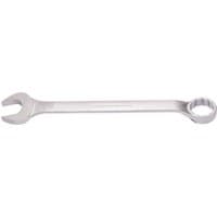 Silver Elora long imperial combination spanner, 3" size, with open-end and ring-end for versatile use.