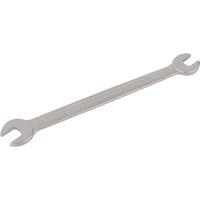 Elora Long Imperial Double Open End Spanner, silver, with 1/4 x 5/16 inch open ends, slim handle design.