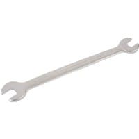 Elora Long Imperial Double Open End Spanner, silver, with 5/16 and 3/8 inch open ends, sleek and polished finish.