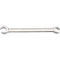 Elora Metric Flare Nut Spanner, silver, dual-ended with 11mm and 13mm open ends, sleek and polished finish.