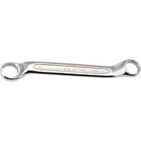 Elora Midget Deep Crank Metric Ring Spanner, silver, dual-ended with 10mm and 11mm ring sizes, sleek design.