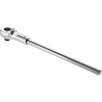 "Silver Expert by Facom 1-inch drive reversible ratchet with long handle and polished finish"