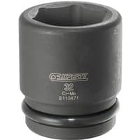 Black Expert by Facom 3/4" drive impact socket, 46mm size, with engraved branding and model number on the side.