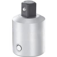 "Silver Facom coupler with cylindrical body, 3/4" drive socket, and 1/2" drive square adapter on top"