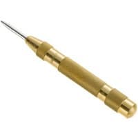 Gold-toned Facom 4mm automatic centre punch with textured grip and pointed tip.