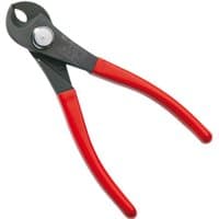 Facom 412B.10 cable cutters, 170mm, with red handles and black cutting head.