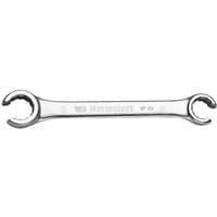 Silver Facom flare nut spanner with open ends, 24 x 27mm, engraved branding on the handle.