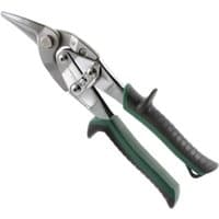 Facom 985.RI 255mm aviation shears with green and black ergonomic handles and sharp right-cut blades.