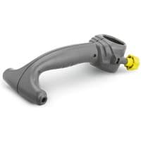 Kärcher Easy!lock spray lance handle, gray with ergonomic grip and yellow locking mechanism.