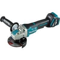 Makita DGA469Z 18V LXT angle grinder, teal and black, 115mm disc, ergonomic handle, cordless, bare unit.