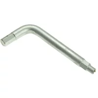 "Silver L-shaped Monument 2054X radiator spanner air release key with hexagonal ends"