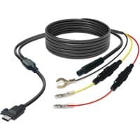 Black Road Angel HWK12V Halo Pro dashcam hardwire kit with coiled cable, connectors, and colored wires.