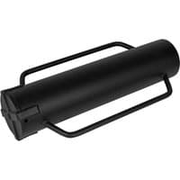 Black Roughneck Post Rammer with cylindrical body and two side handles.