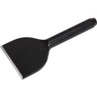 Black Sealey brick bolster with a wide flat blade and sturdy handle, measuring 100 x 225mm.