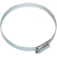 Sealey HCJ5 Hi-Grip® zinc-plated hose clip, adjustable Ø90-120mm, silver, pack of 10, with screw mechanism.