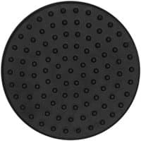 Black circular Sealey rubber jack pad with raised dot pattern for safety and grip.