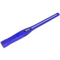 Blue Sealey rechargeable 360 inspection lamp with UV light, slim design, and ergonomic grip.
