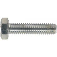 Zinc-coated steel setscrew, M6 x 25mm, hexagonal head, fully threaded shaft, pack of 50 by Sealey.