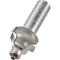 Silver Trend bearing guided ogee cutter with cylindrical shank and curved cutting edge.