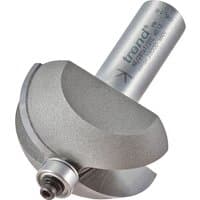 Trend Cove Cutter, silver, 41.3mm diameter, with a cylindrical shank and curved cutting edge.